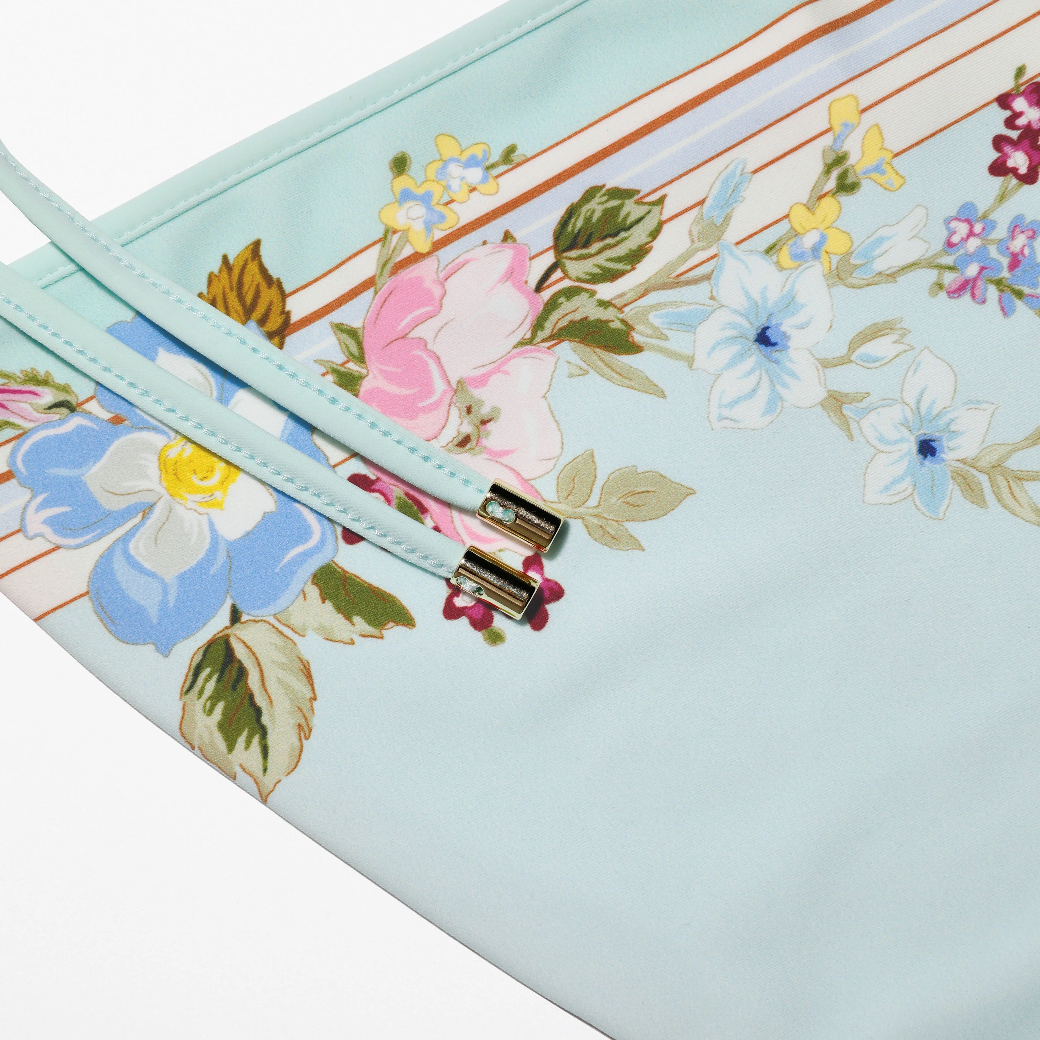 Mint Floral Bikini Bottoms - Image 5