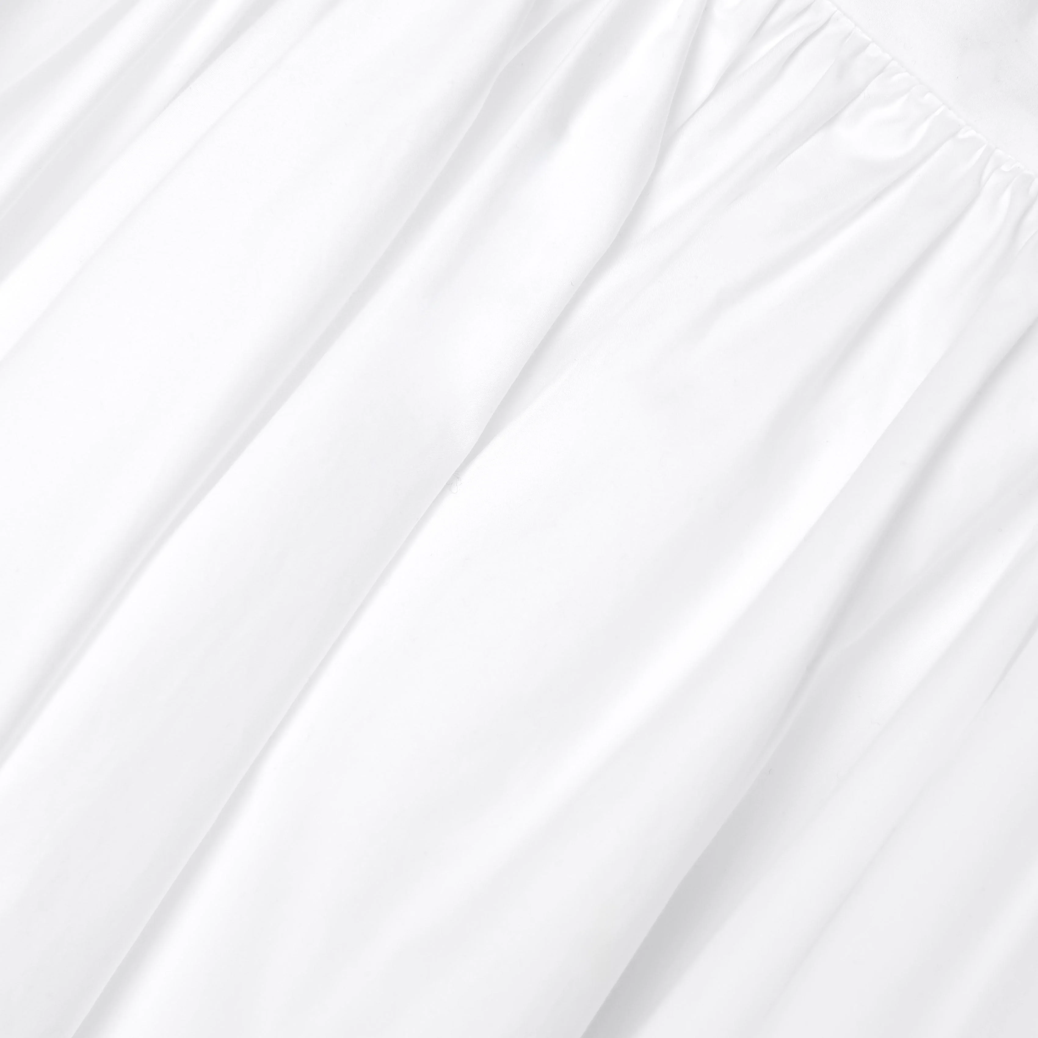 White Cotton Poplin Midi Skirt - Image 5