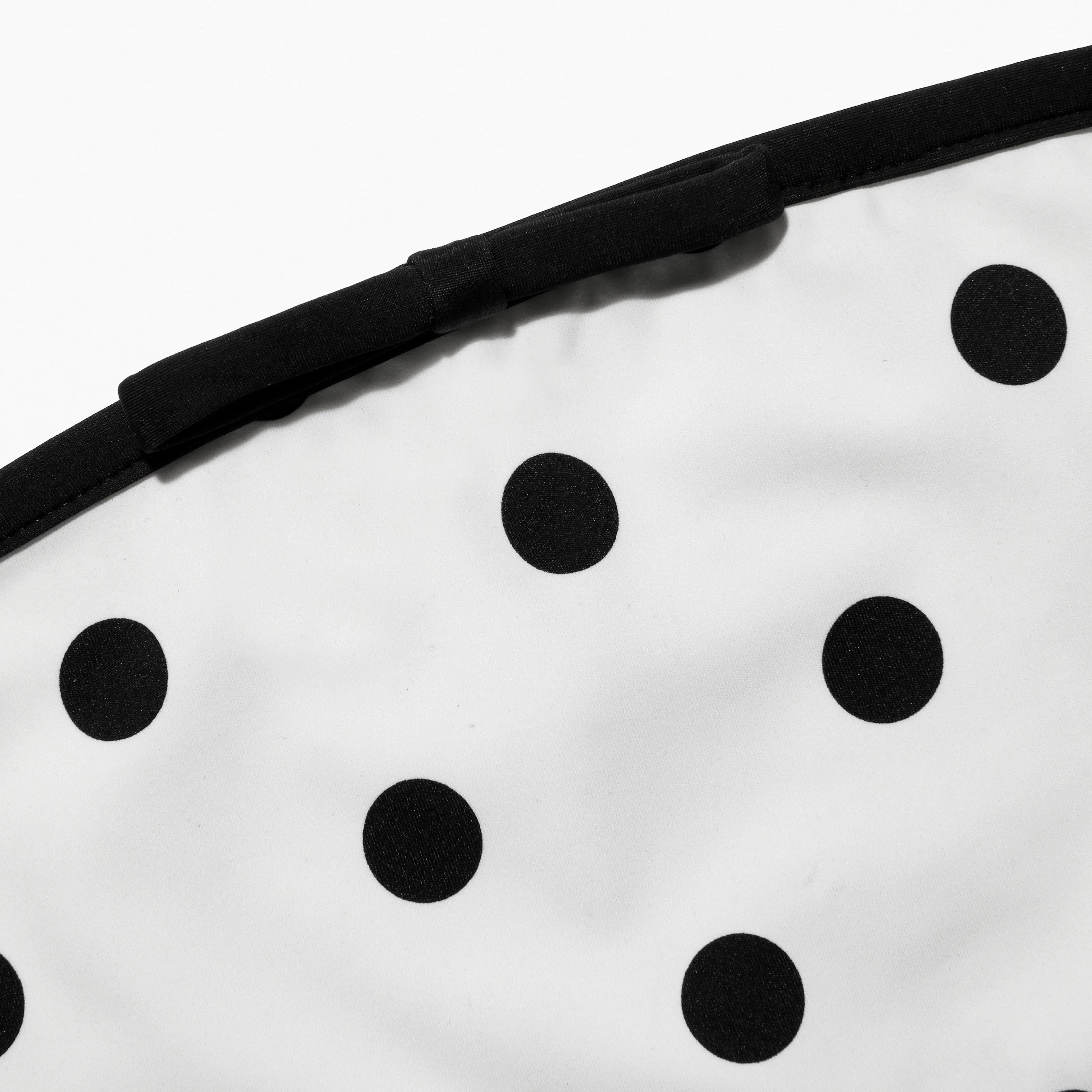 White Polka Dot Bikini Top - Image 5