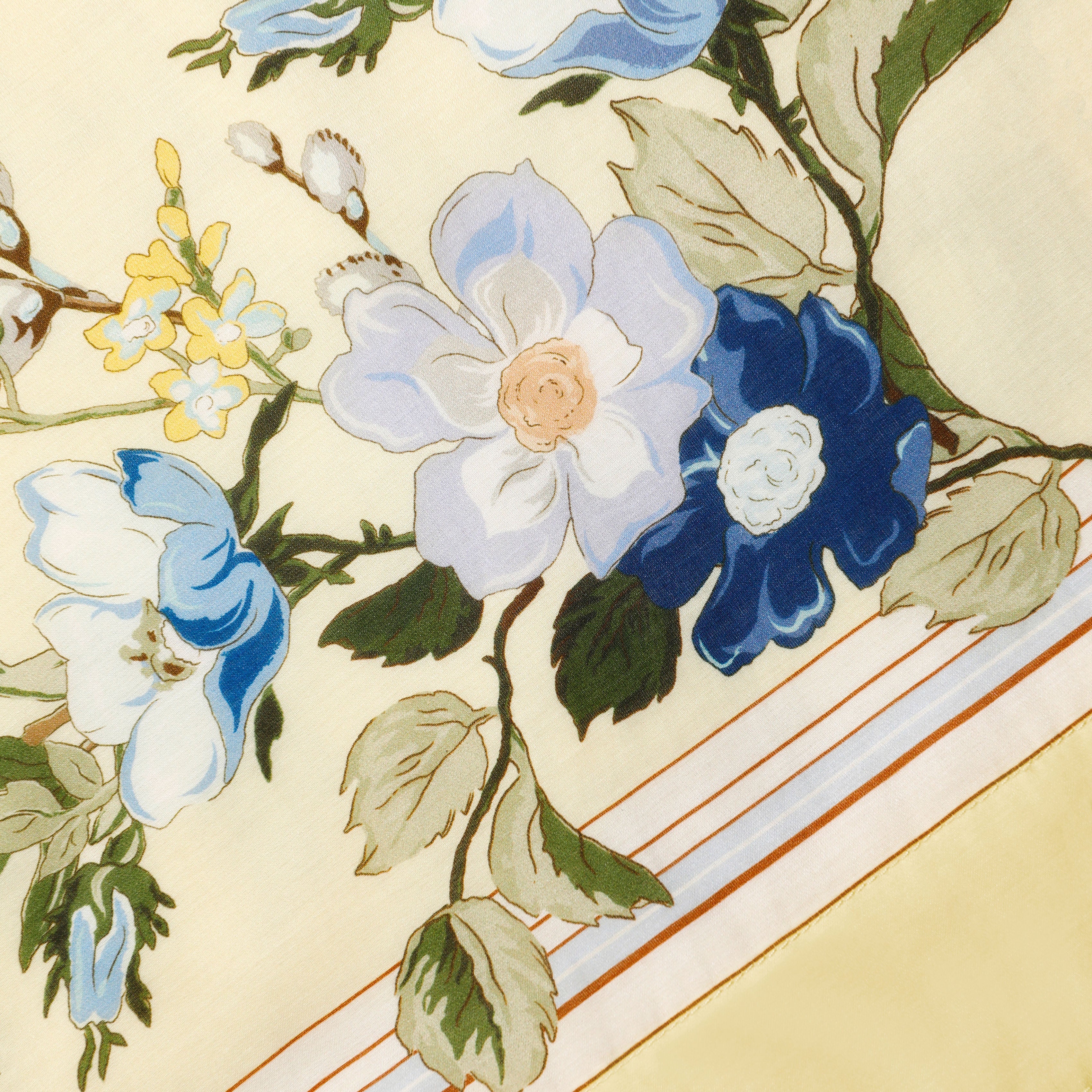 Yellow Floral Organza Trousers - Image 5