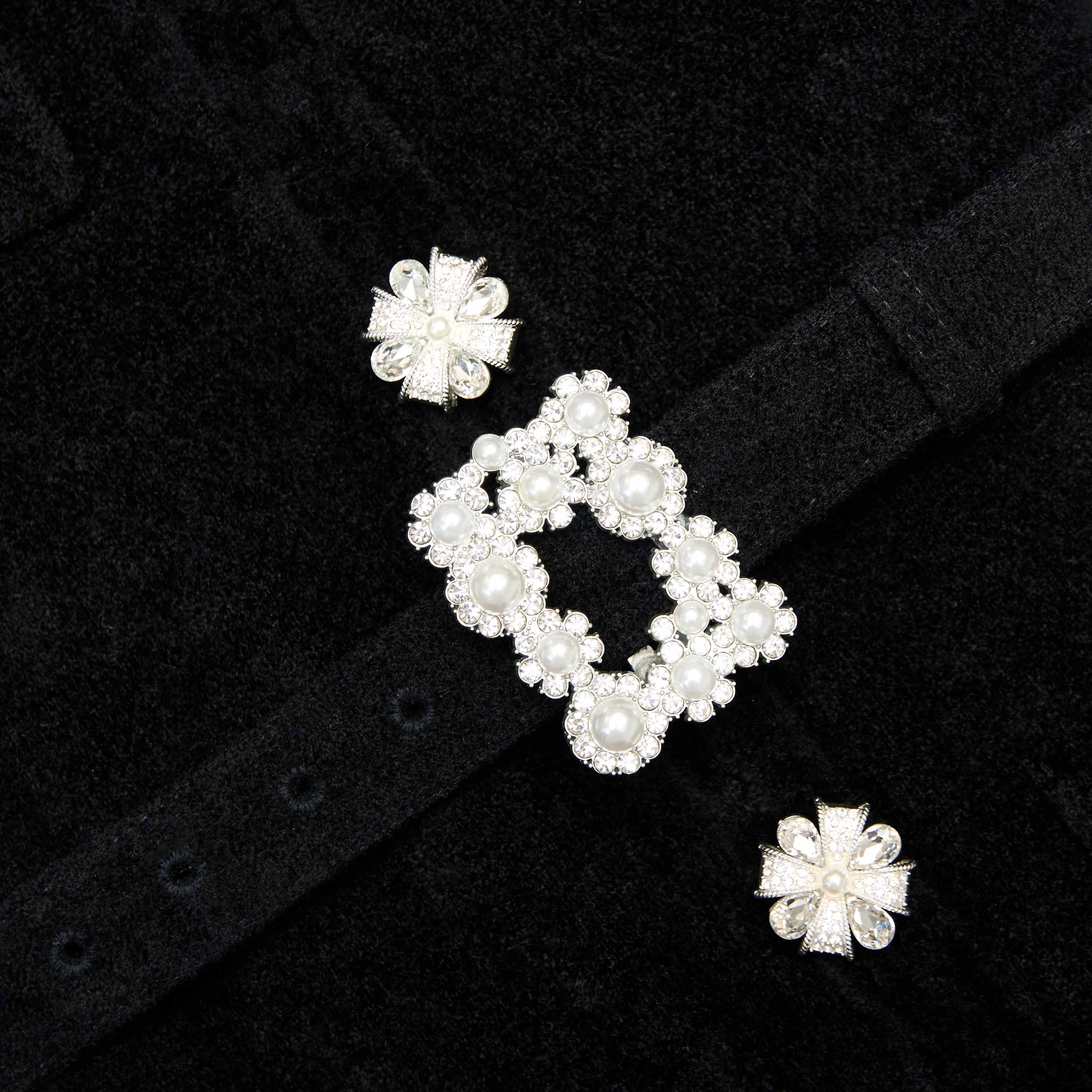 Black Chenille Knit Midi Dress - Image 5