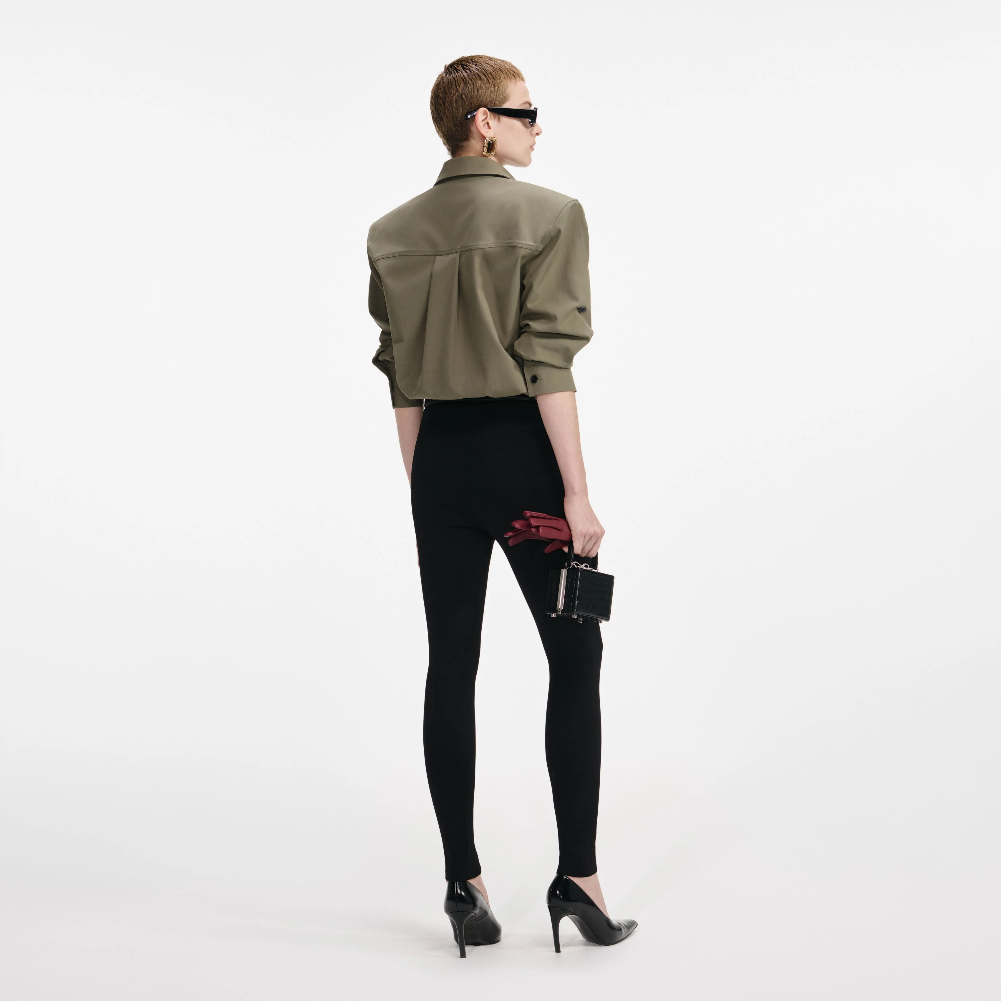 Green Cotton Shirt - Image 3