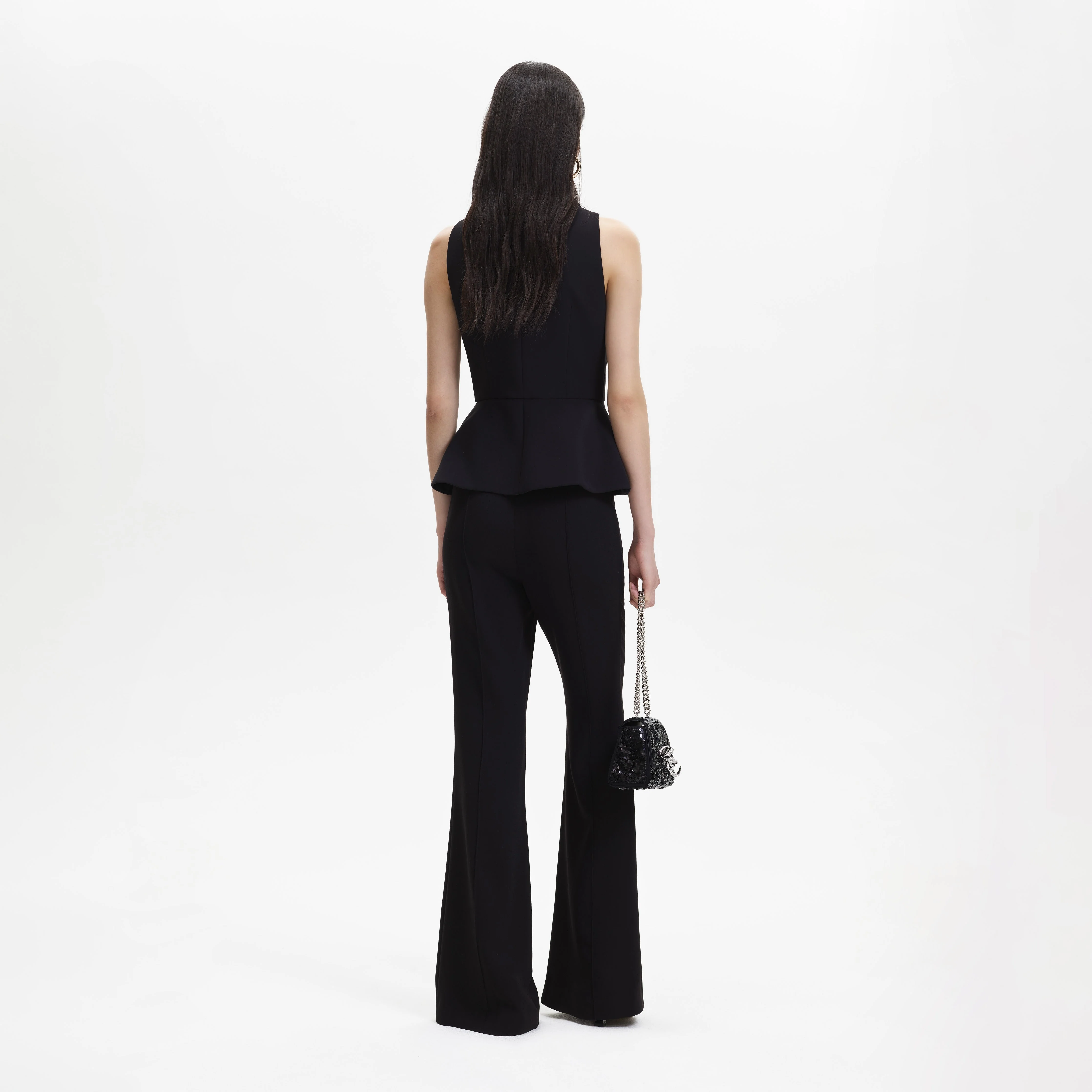 Black Tailored Jumpsuit - Image 3