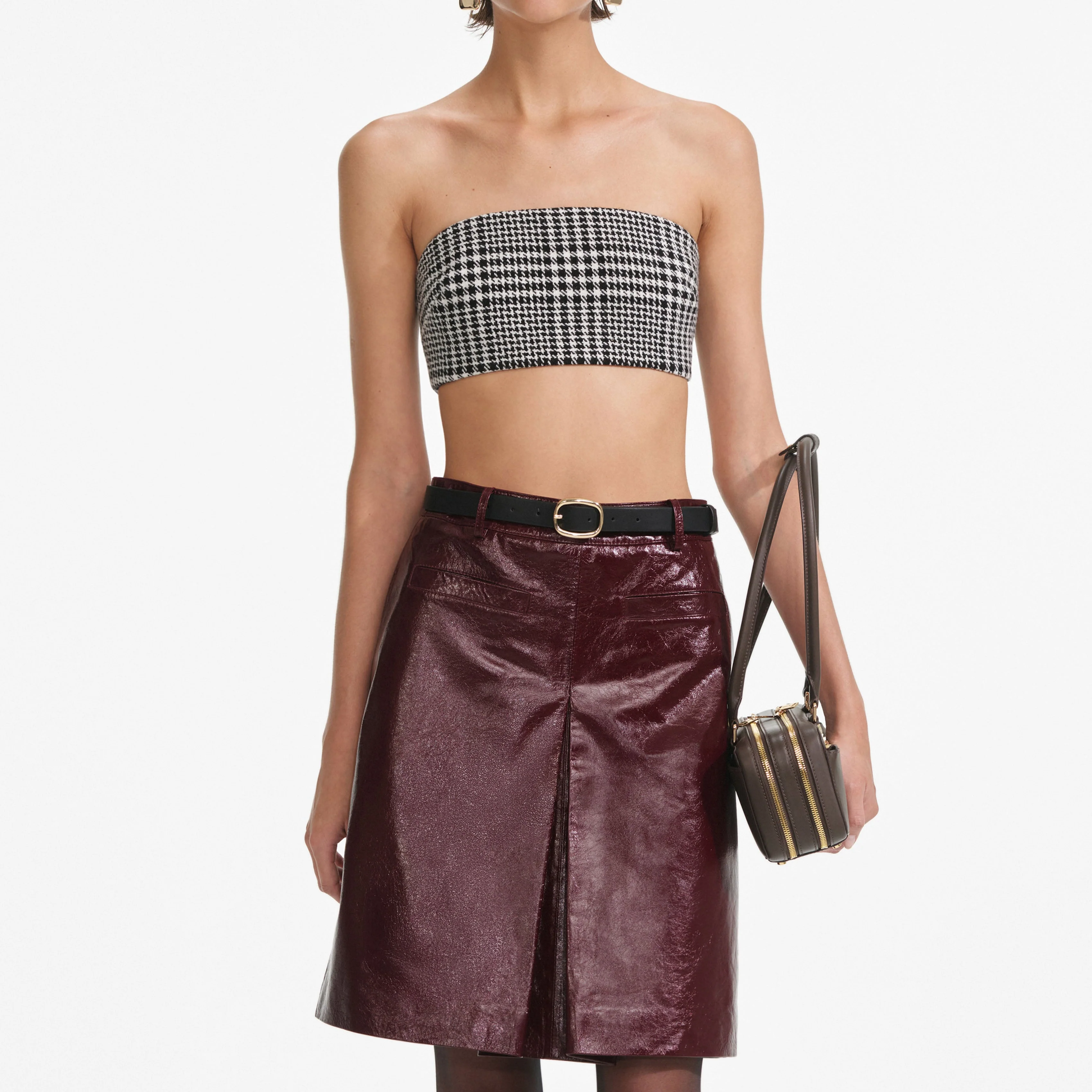 Houndstooth Bandeau Top - Image 4