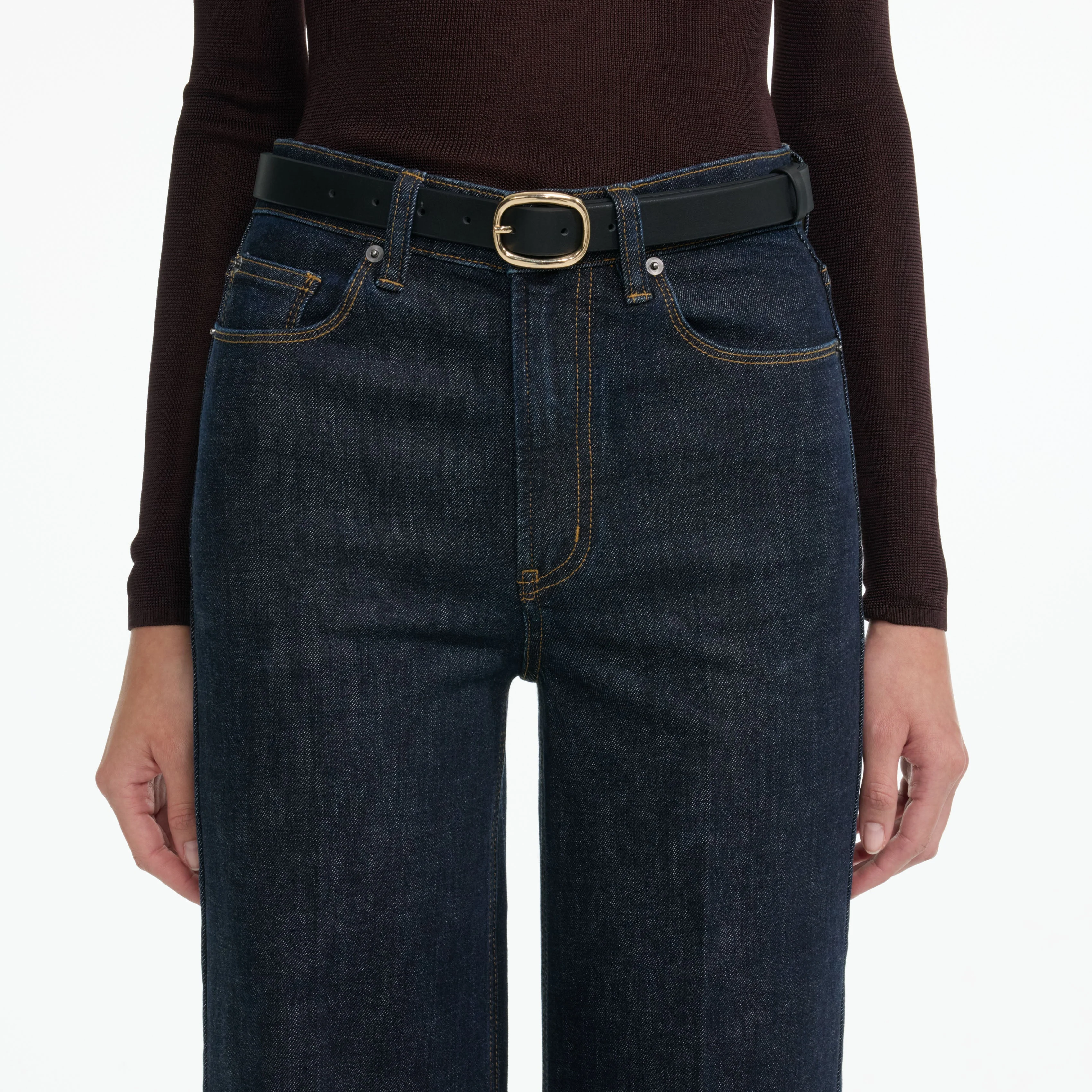 Indigo Flared Jeans - Image 4