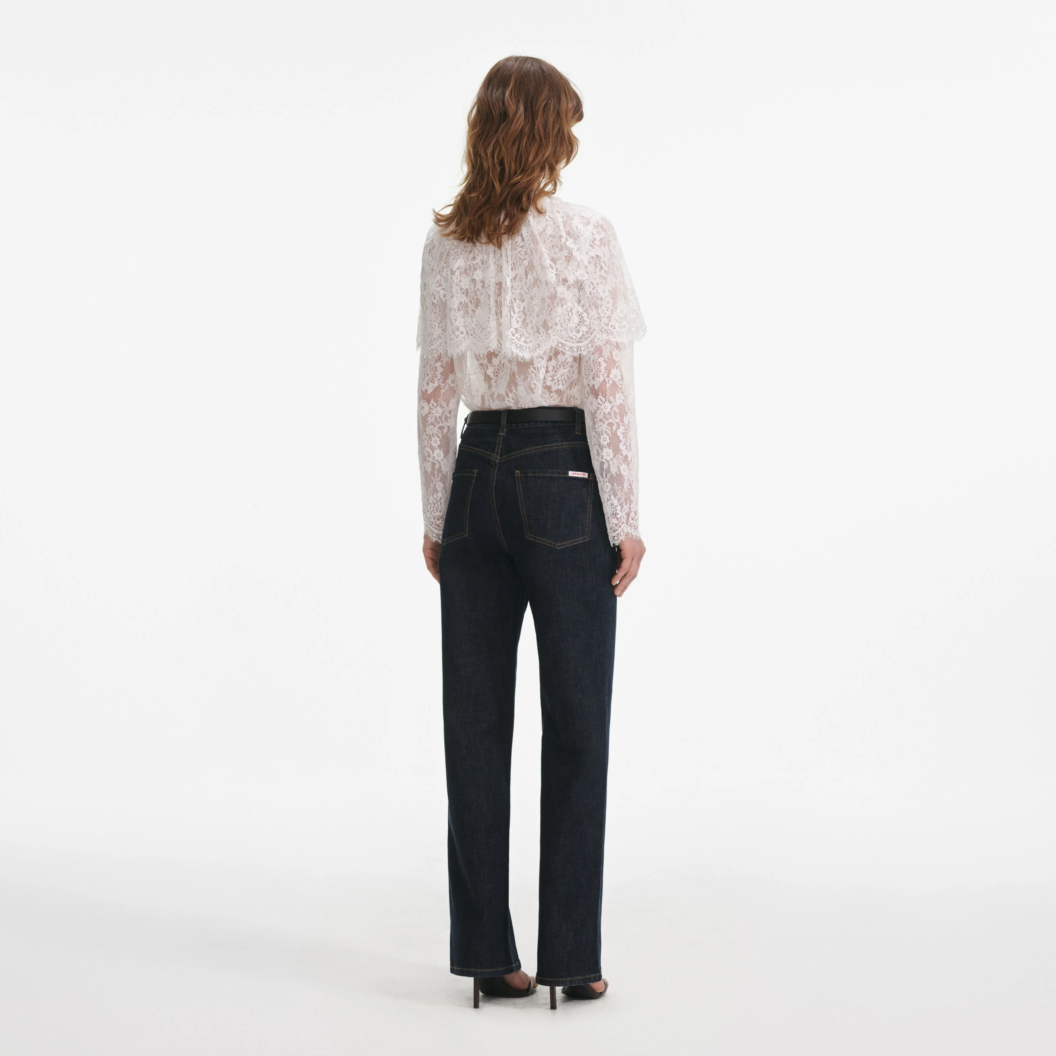 Indigo Straight Leg Jeans - Image 3