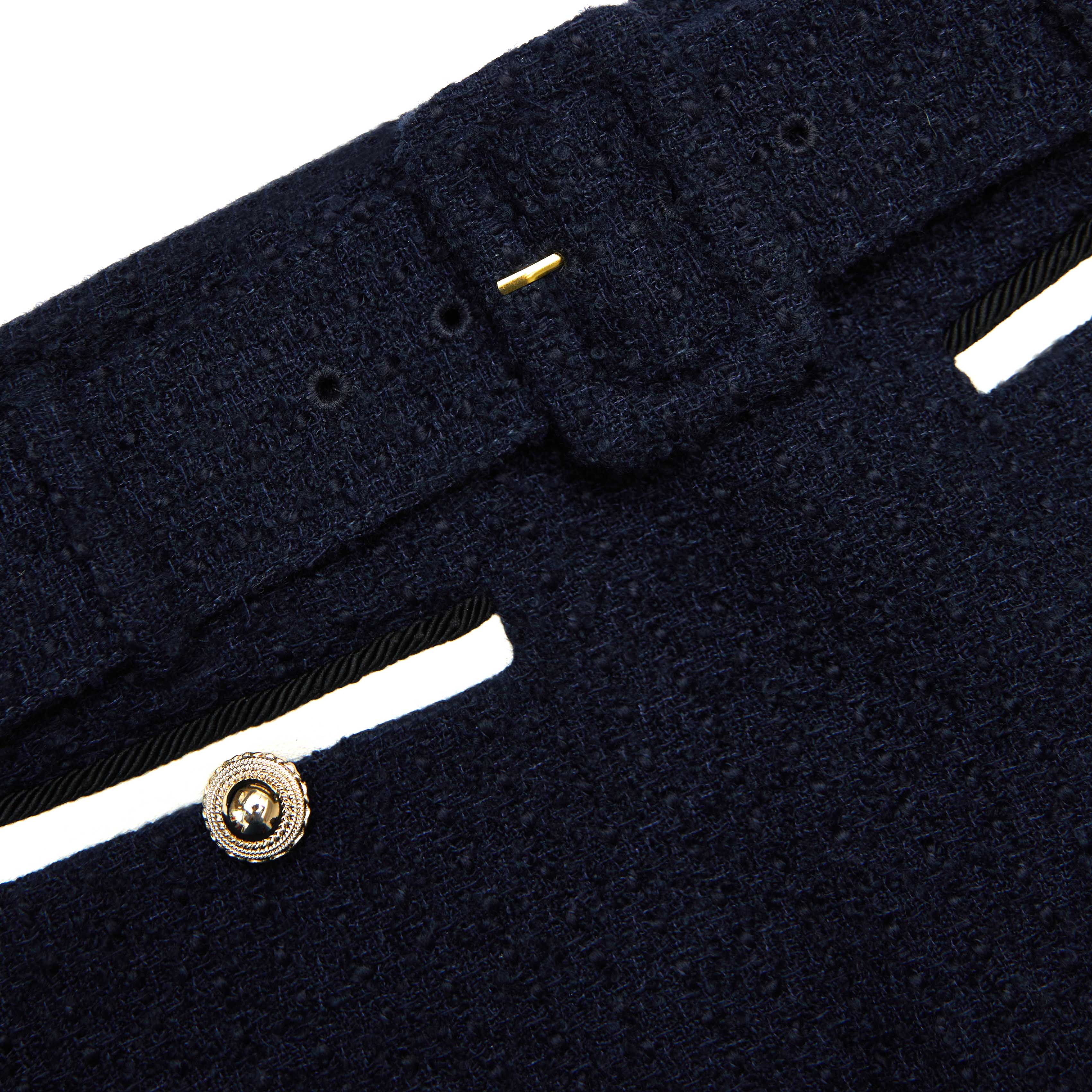Navy Boucle Skort - Image 5