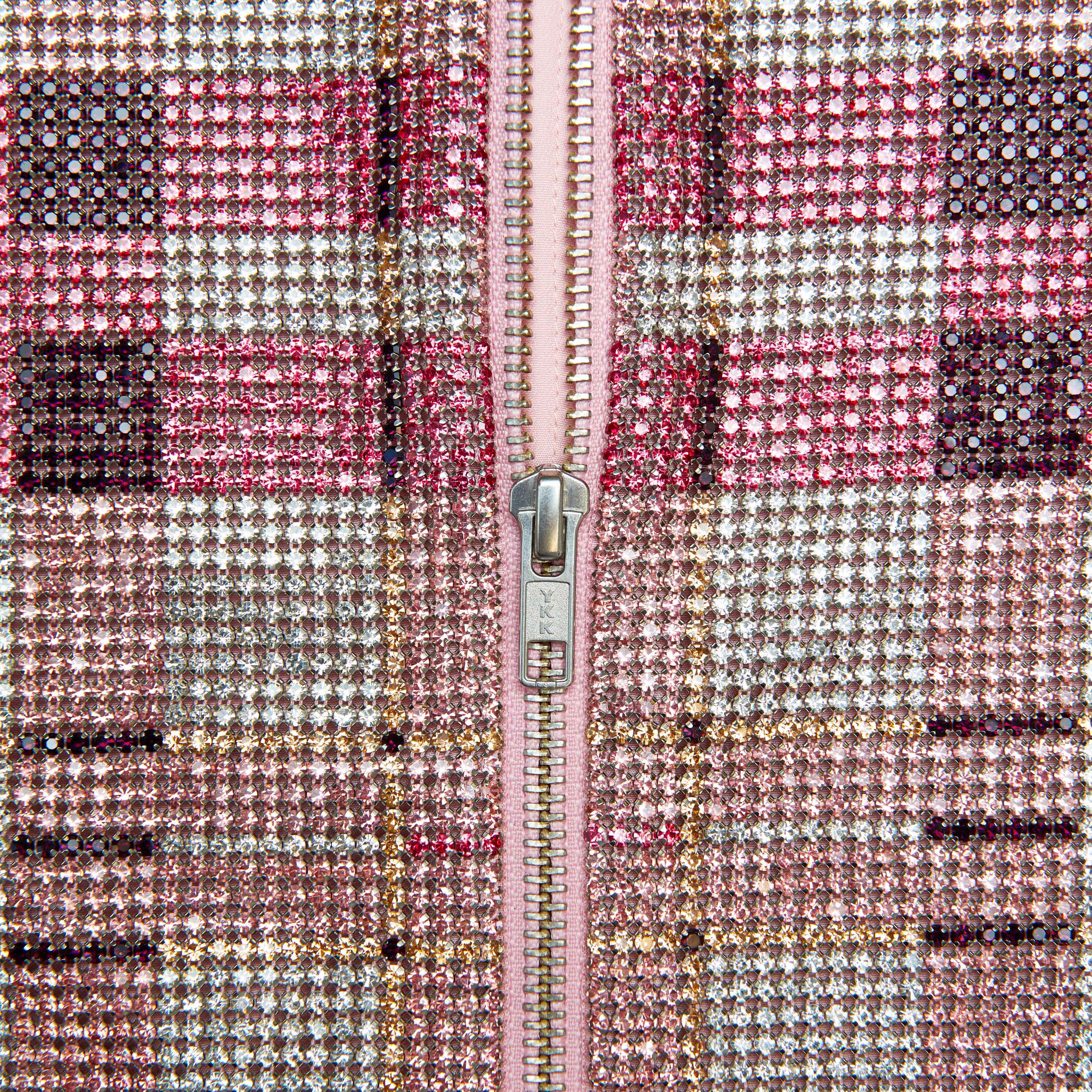 Pink Check Chainmail Skirt - Image 5