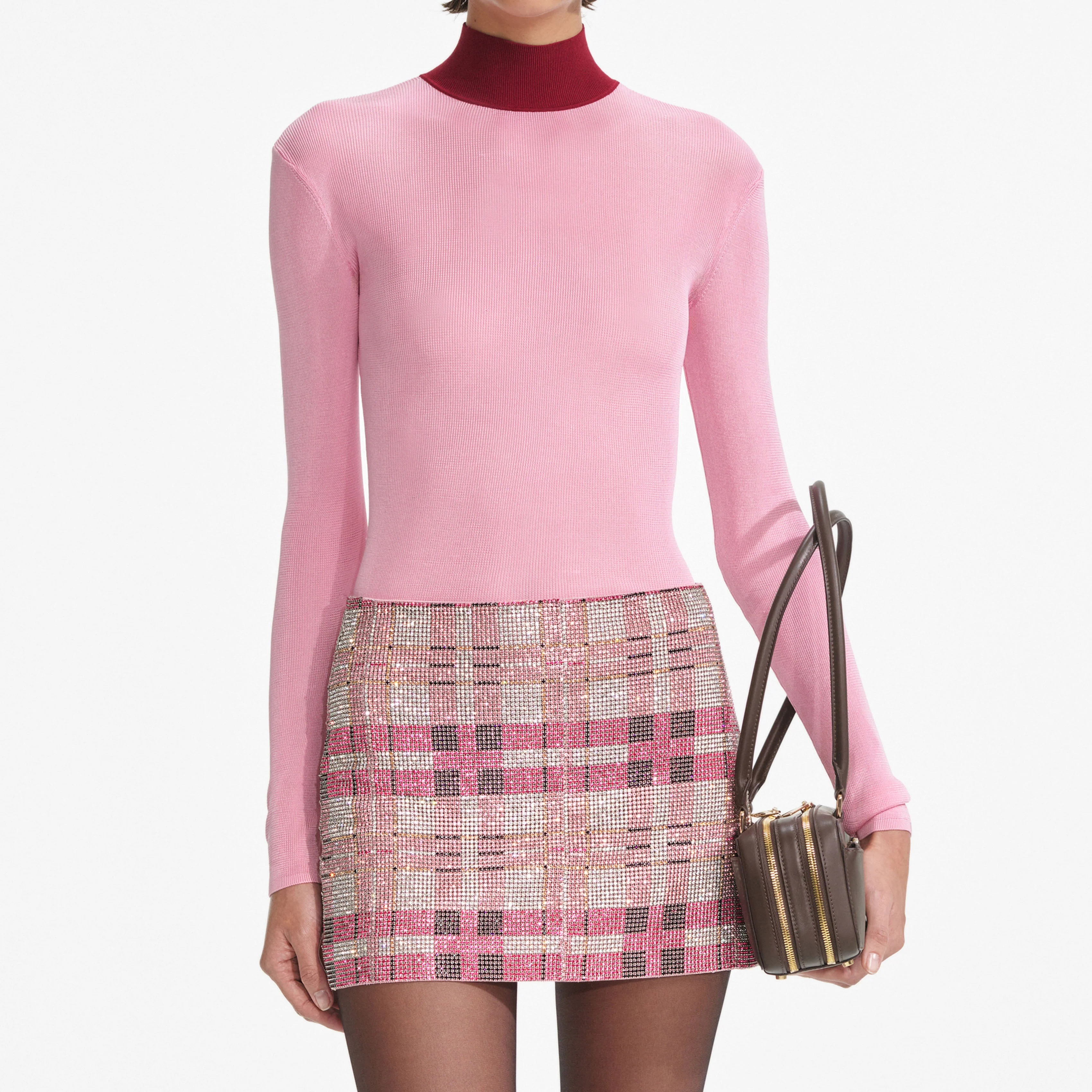 Pink Viscose Knit Top - Image 4