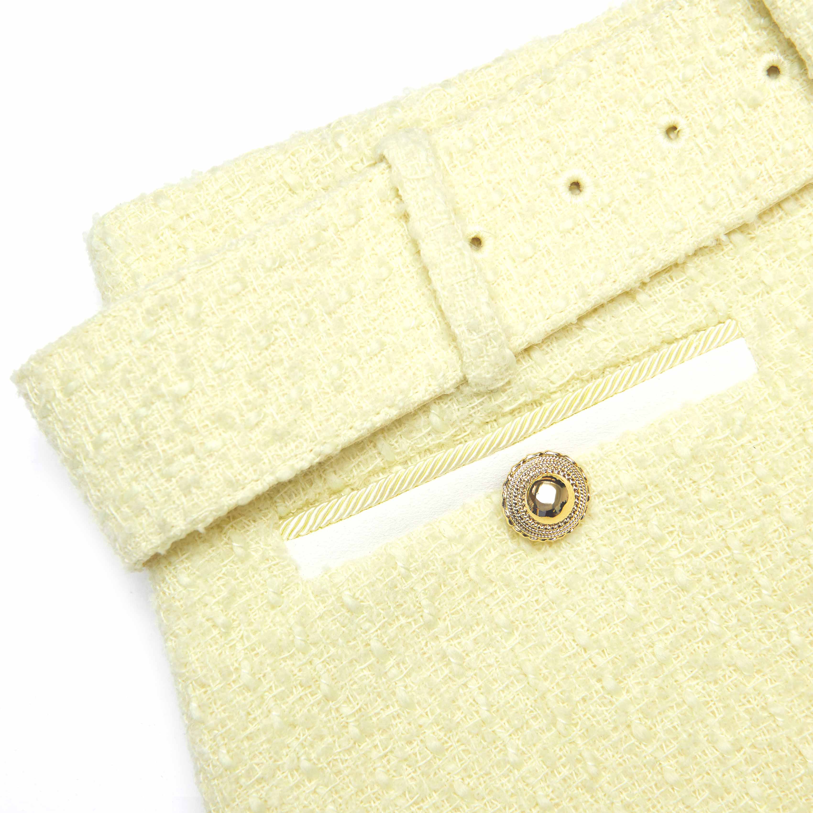 Yellow Boucle Skort - Image 5