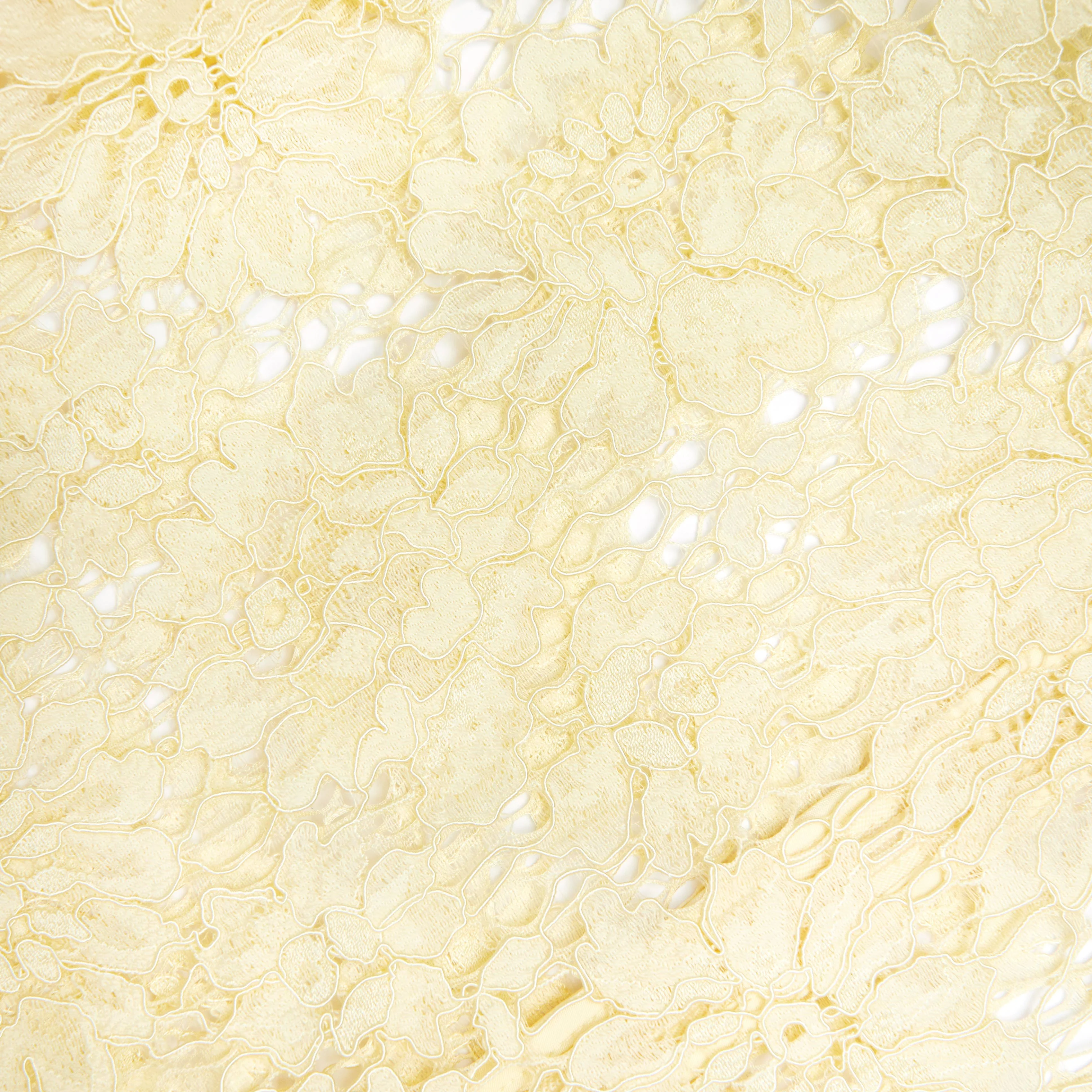 Yellow Lace Fluted Sleeve Top - Image 5