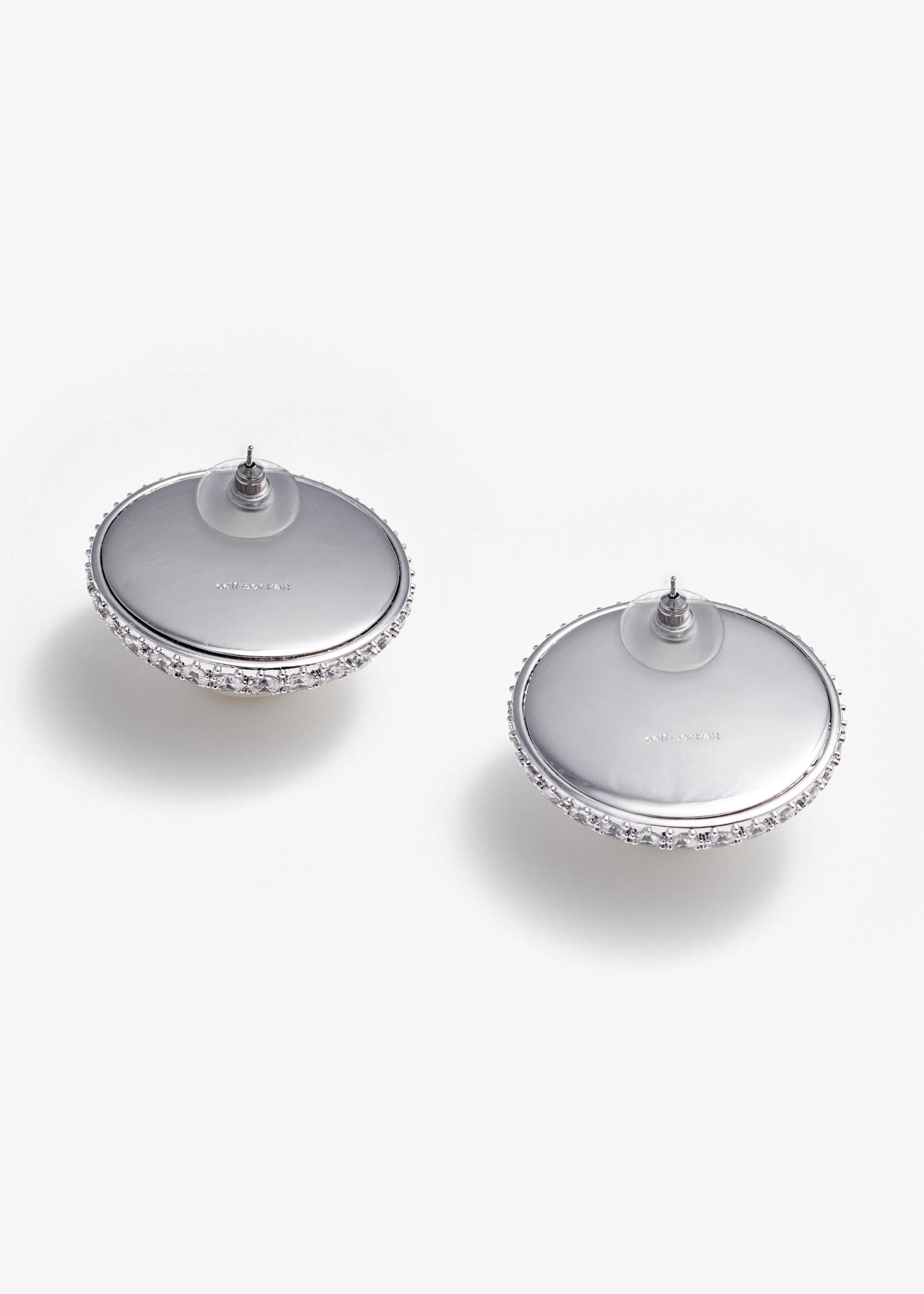 Crystal Pearl Earrings - Image 3