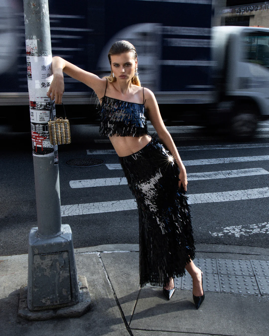 Black Sequin Top - Image 6