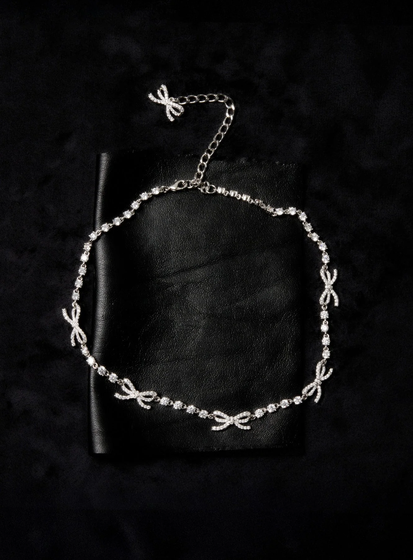 Crystal Bow Necklace - Image 4