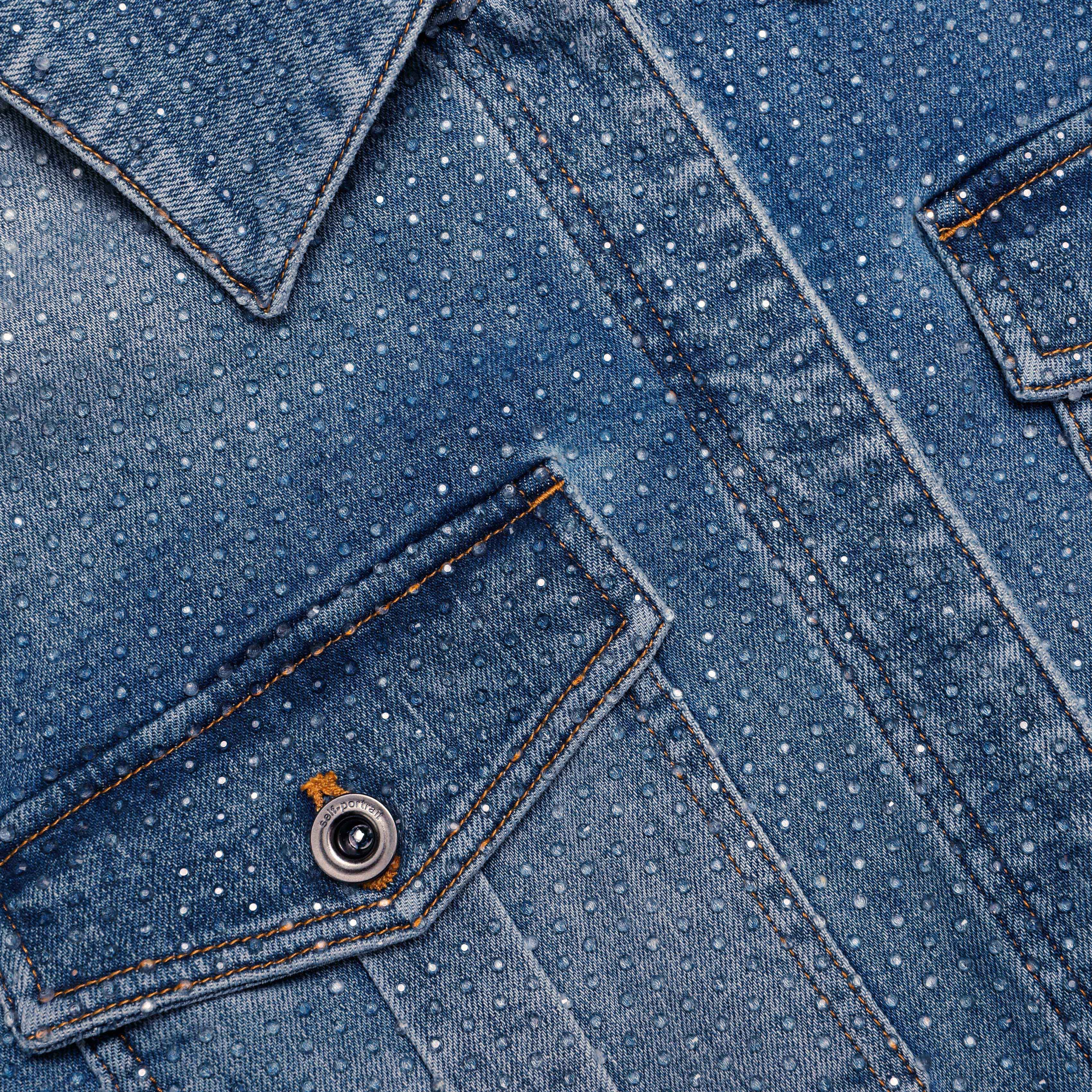 Rhinestone Denim Playsuit - Image 5