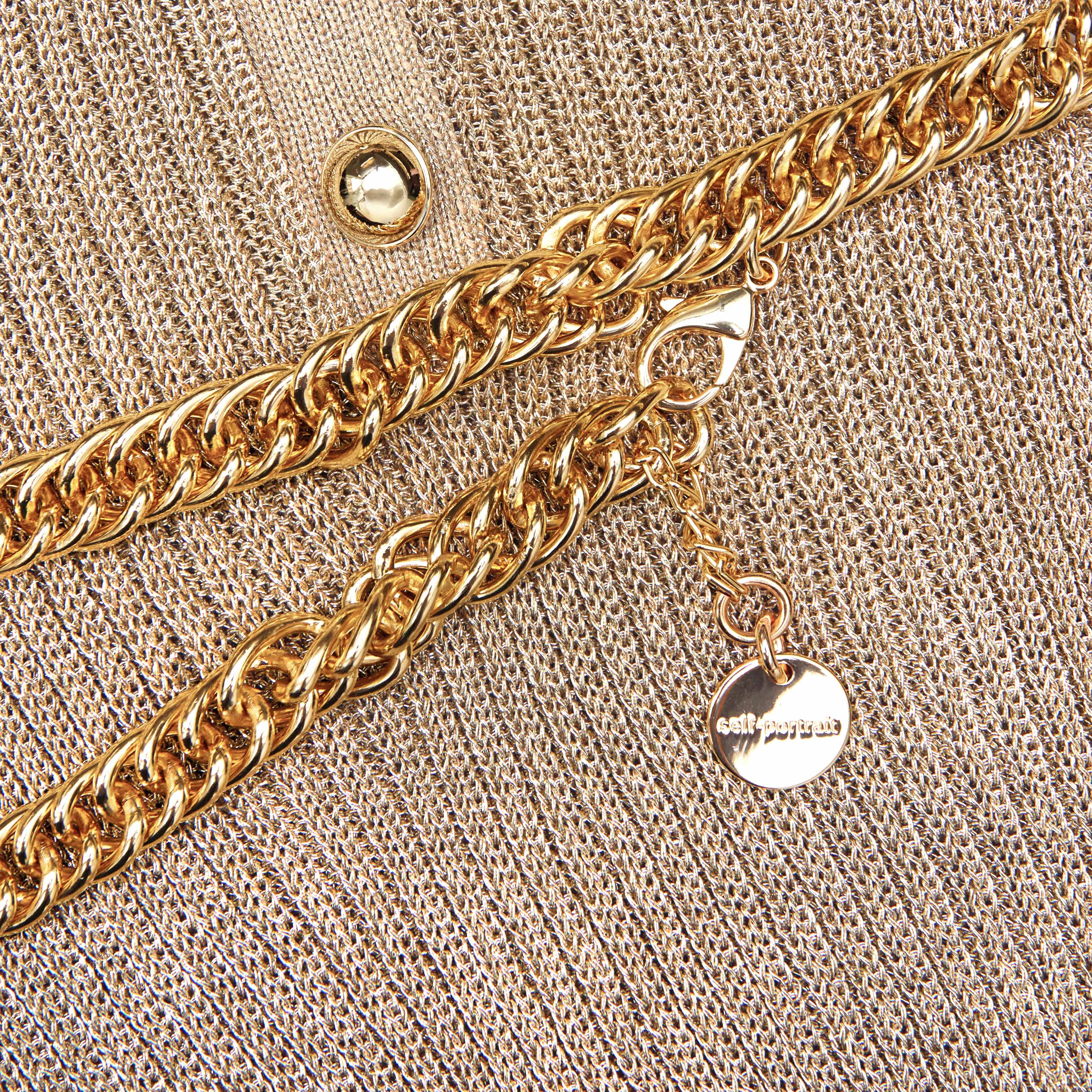 Gold Lurex Ribbed Knit Top - Image 5