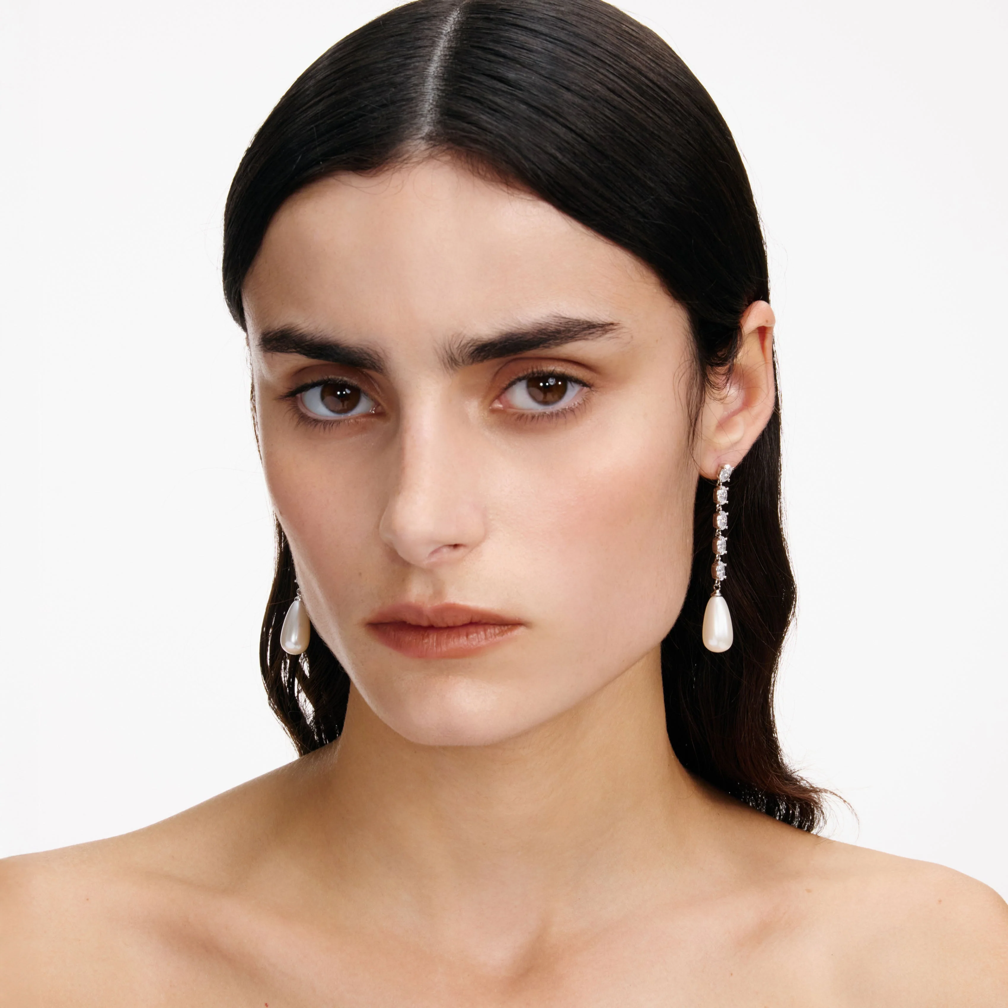 Crystal Droplet Earrings - Image 4