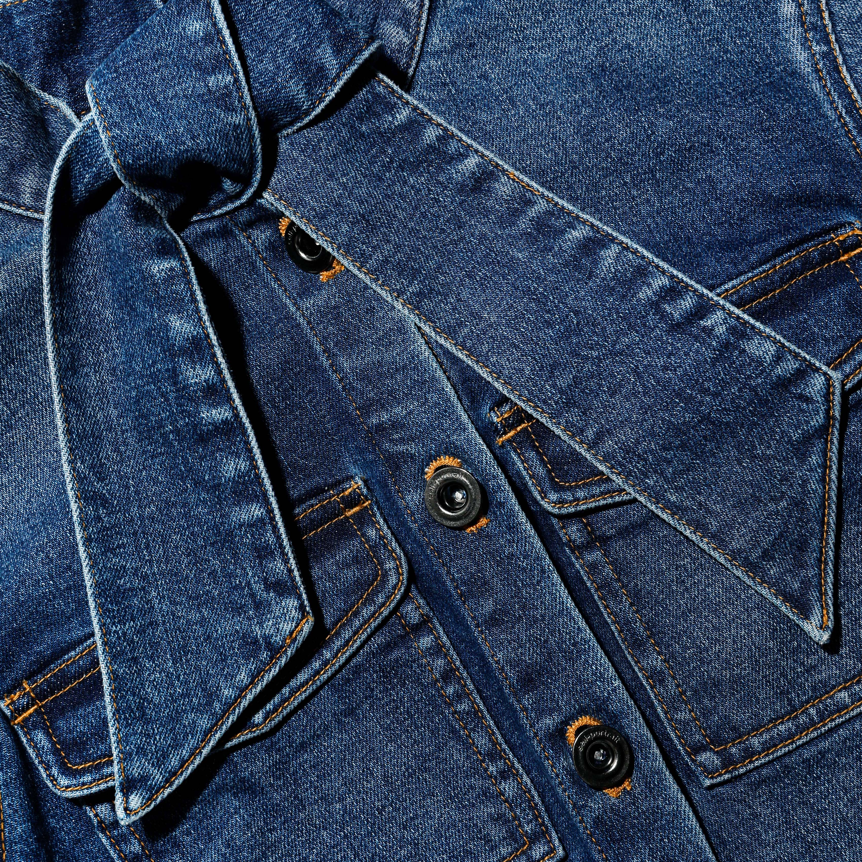 Denim Frill Playsuit - Image 6