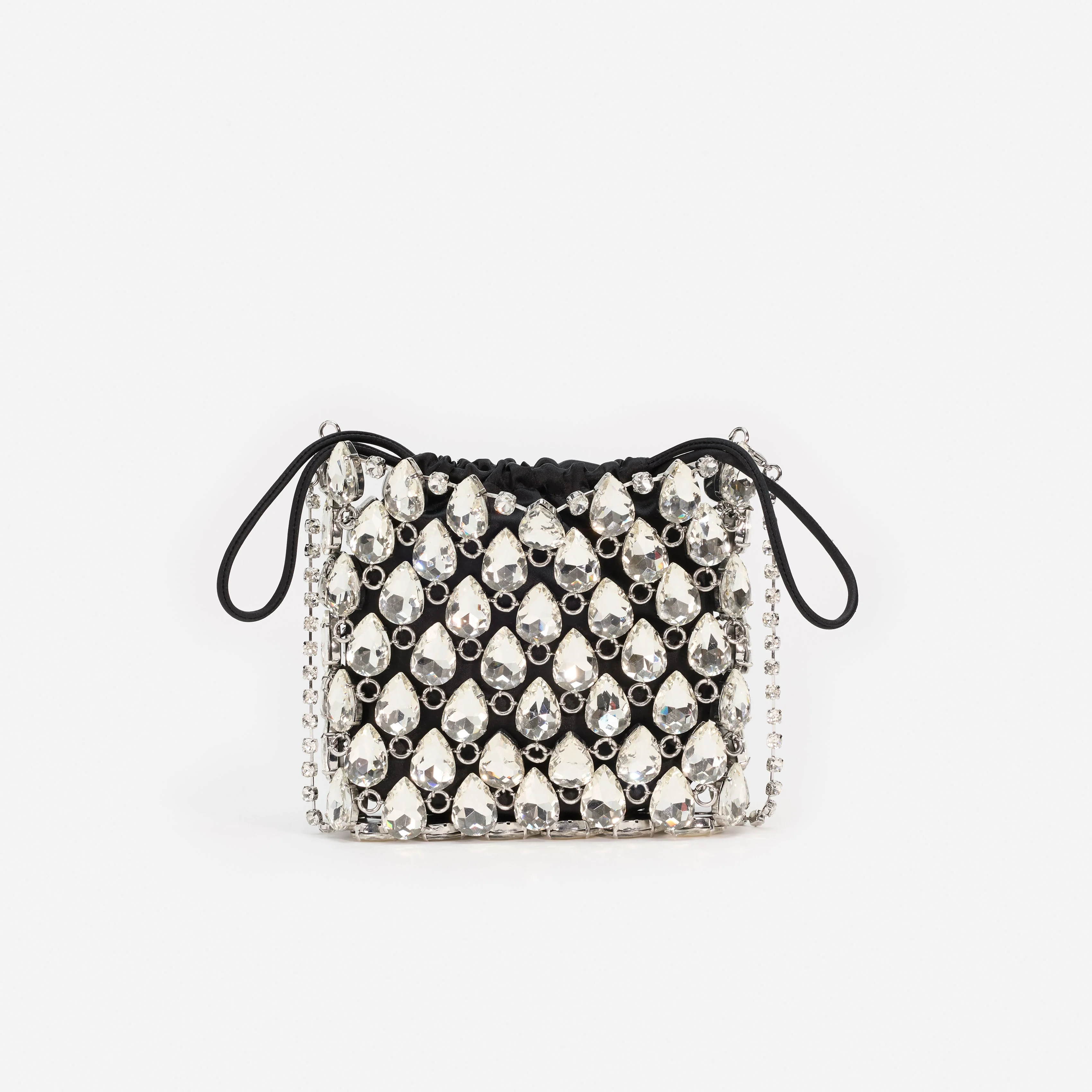 Silver Crystal Chainmail Mini Bag - Image 3